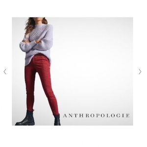 Pilcro Flocked High-Rise Leggings